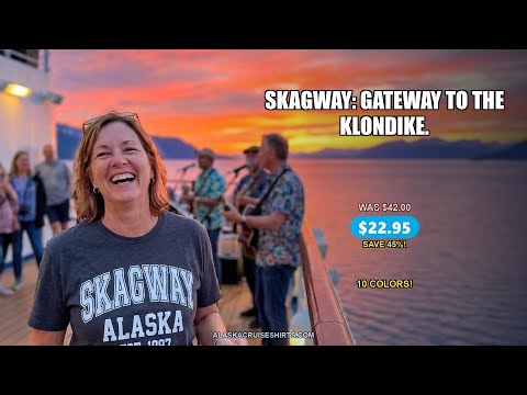 Skagway Alaska Est 1897 Vintage Collegiate Souvenir Shirt — T-Shirt - Video Demo