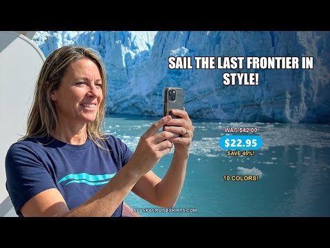 Alaska Family Cruise Shirt - Mountains Wildlife Nautical Vacation 2026 — T-Shirt - Video Demo