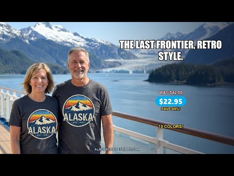 Alaska Vintage Shirt - Retro Mountain Sunset Graphic Est 1959 Tee — T-Shirt - Video Demo