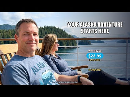 Alaska Cruise Shirt Bear Silhouette Forest Wildlife Nature Tee — T-Shirt - Video Demo