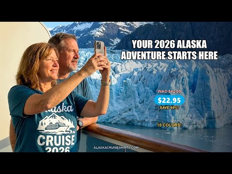 Alaska Cruise 2026 Nature Adventure Souvenir T-Shirt — T-Shirt - Video Demo