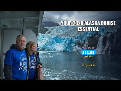 2026 Alaska Cruise Making Memories Shirt - Mountains and Pine Trees — T-Shirt - Video Demo