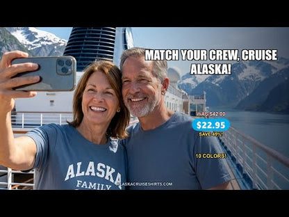 Alaska Family Cruise 2026 Matching Vacation Shirt for Groups — T-Shirt - Video Demo