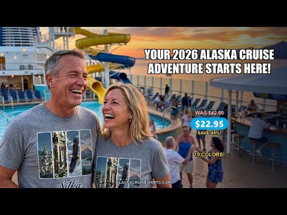 Sitka Alaska 2026 Cruise and Wildlife Souvenir Graphic Shirt — T-Shirt - Video Demo