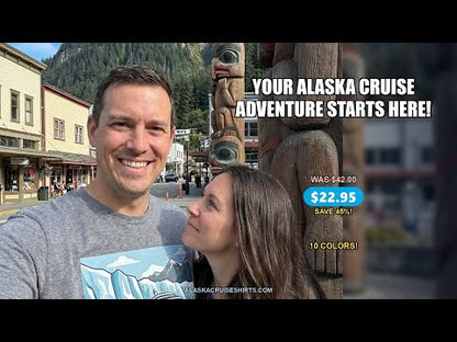 Retired Gone Cruising Alaska Shirt - Glacier Cruise Ship Cartoon Design — T-Shirt - Video Demo
