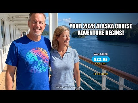 Alaska Cruise Adventure Mountains Wildlife Retro Family Group Shirt 2026 — T-Shirt - Video Demo
