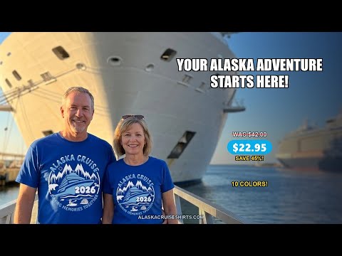 Alaska Cruise 2026 Family Adventure Shirt with Wildlife and Nature — T-Shirt - Video Demo