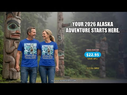 Glacier Bay Alaska 2026 Cruise Nature Wildlife Adventure Shirt — T-Shirt - Video Demo