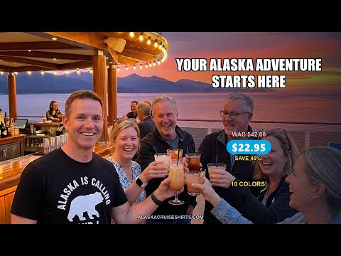 Alaska Is Calling Bear Silhouette Adventure Shirt - Bold Travel Quote Tee — T-Shirt - Video Demo