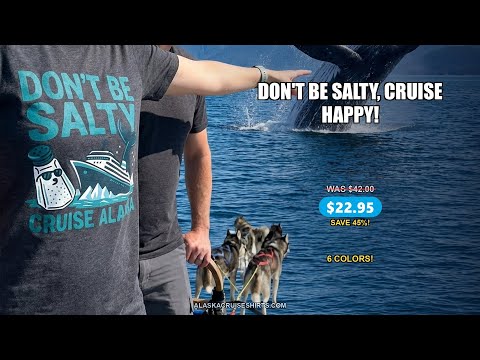 Don’t Be Salty Alaska Cruise Shirt Whale Pun Funny Vacation Tee — T-Shirt - Video Demo