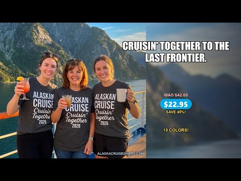 Alaskan Cruise Cruisin Together 2026 Group Vacation Shirt — T-Shirt - Video Demo