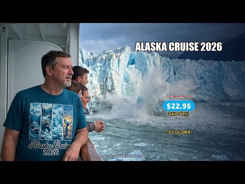 Alaska Cruise 2026 Scenic Wildlife Adventure Souvenir Shirt — T-Shirt - Video Demo