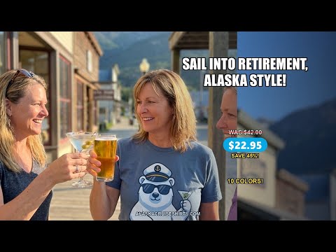 Alaska Retirement Cruise Shirt - Funny Polar Bear Captain Tour Tee — T-Shirt - Video Demo