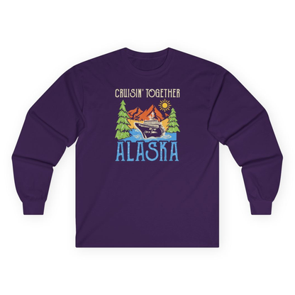Alaska Cruise Adventure Nature Landscape Retro Family Shirt – Purple – Alaska Cruise Shirts
