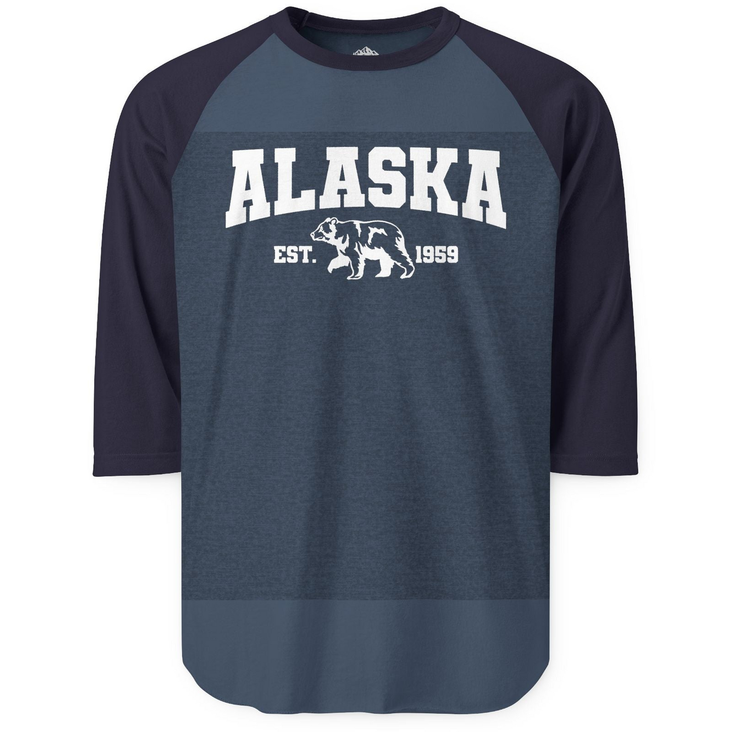 Vintage Alaska Bear Shirt 3/4 Sleeve Raglan Shirt – Alaska Cruise Shirts