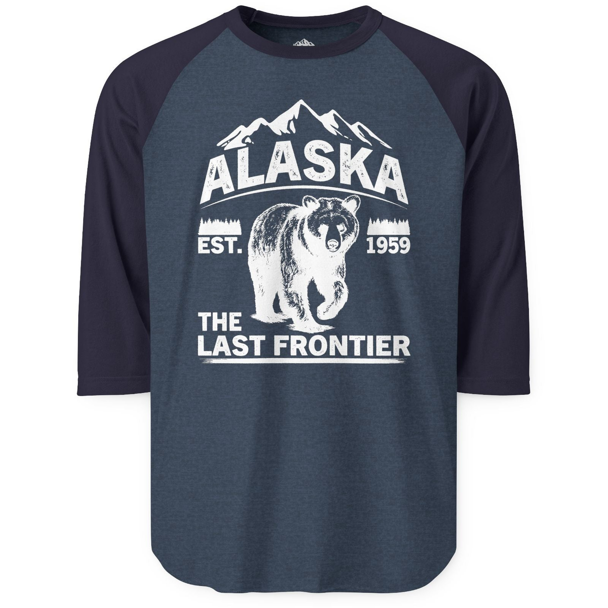 Alaska Bear Shirt 3/4 Sleeve Raglan Shirt – Alaska Cruise Shirts