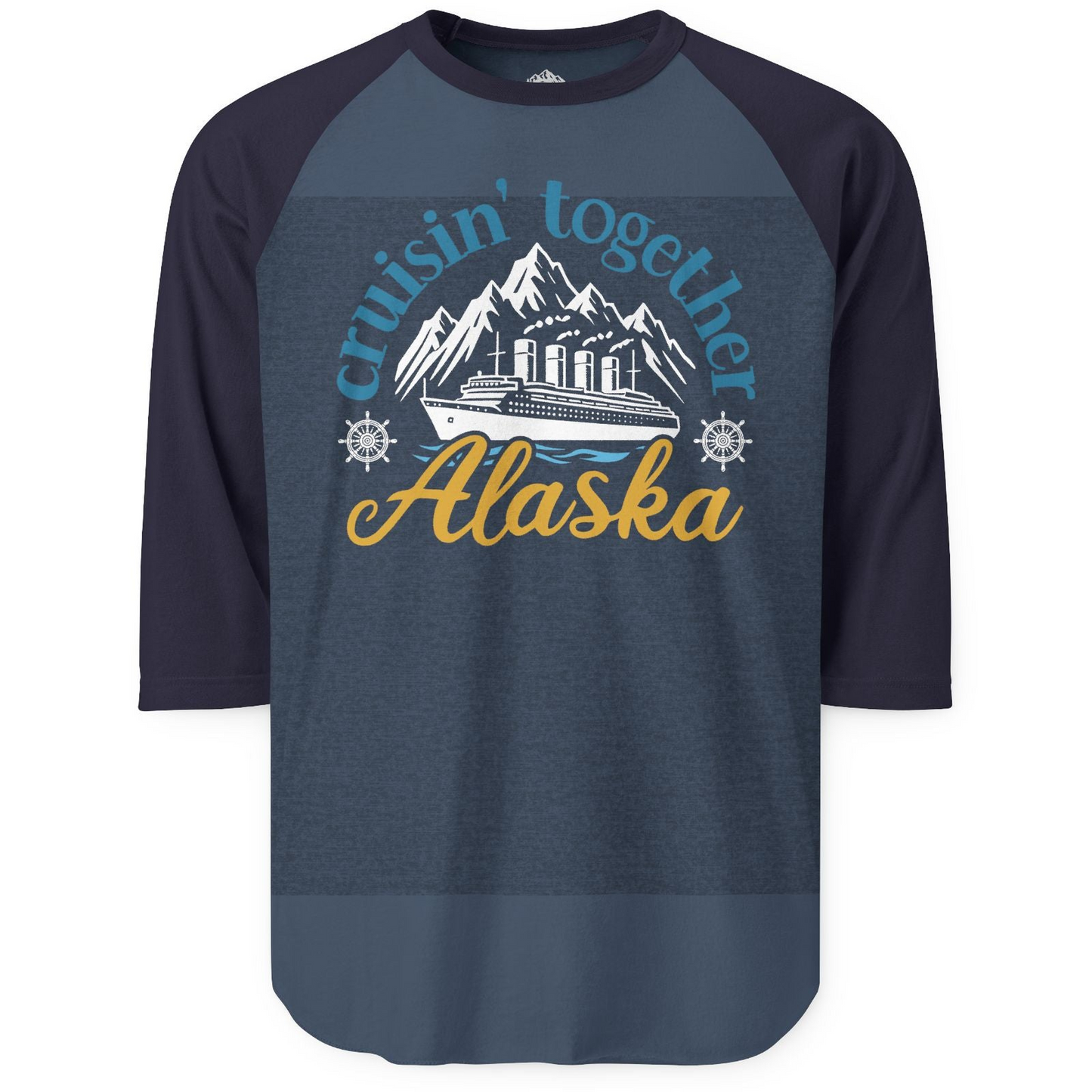 Alaska Cruise Adventure Shirt 3/4 Sleeve Raglan Shirt – Alaska Cruise Shirts