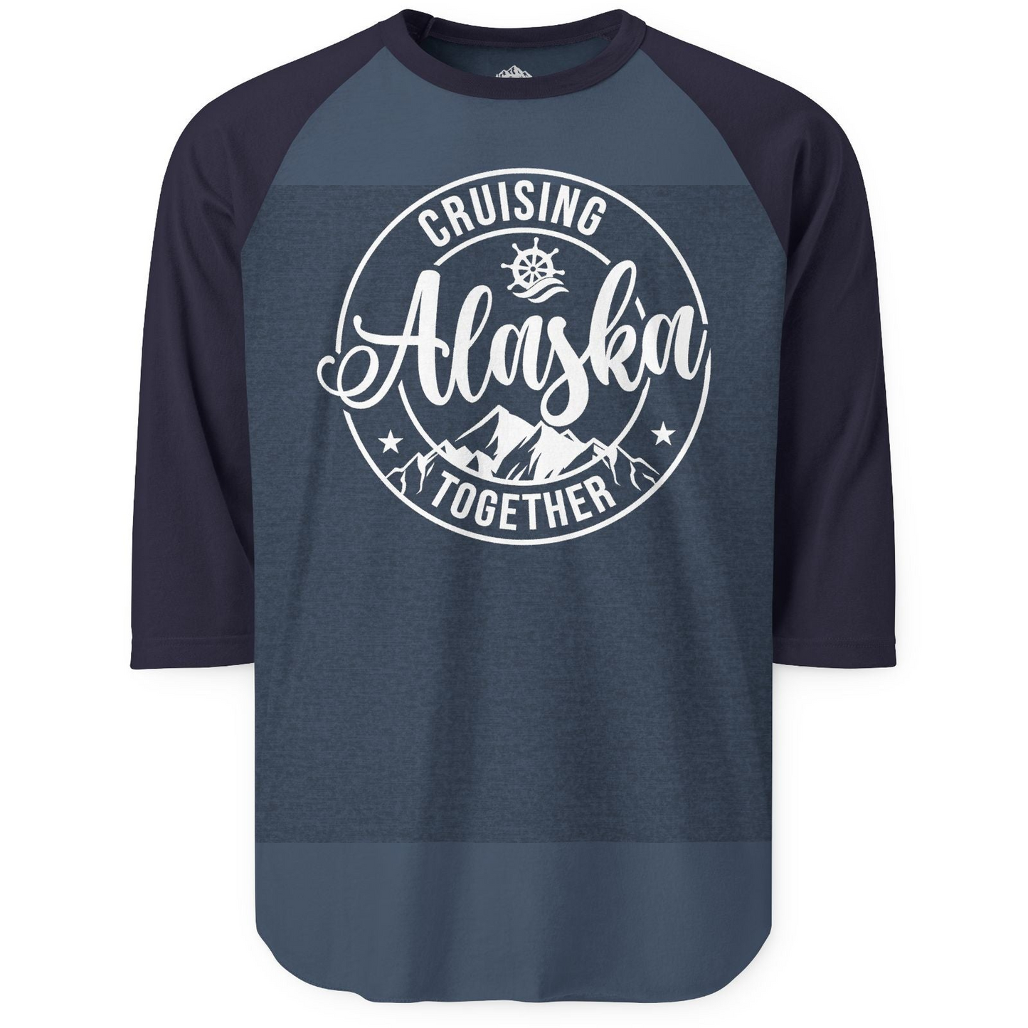 Cruising Alaska Together Shirt 3/4 Sleeve Raglan Shirt – Alaska Cruise Shirts