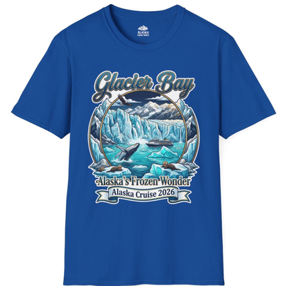 Glacier Bay Alaska Cruise 2026 Wildlife Adventure Souvenir Shirt – Royal – Alaska Cruise Shirts