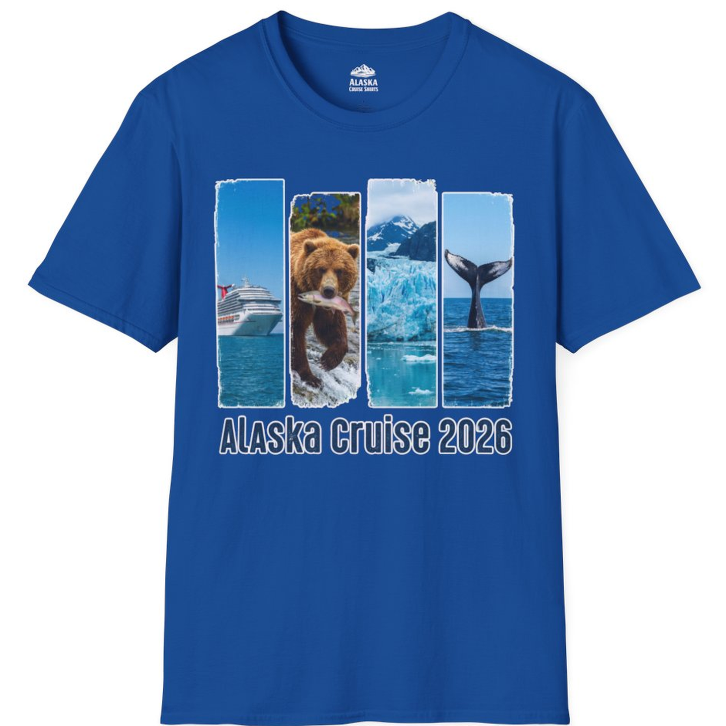 Alaska Cruise 2026 Wildlife Nature Adventure Vacation Shirt – Royal – Alaska Cruise Shirts