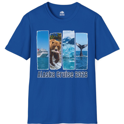 Alaska Cruise 2026 Wildlife Nature Adventure Vacation Shirt – Royal – Alaska Cruise Shirts