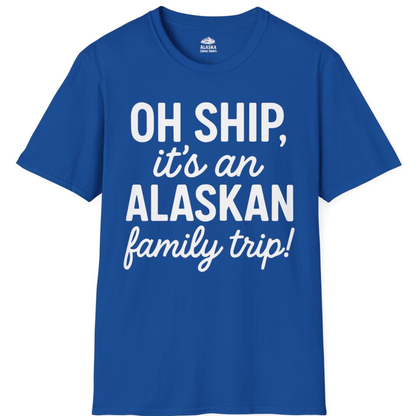 Funny Alaska Family Cruise Trip Statement Vacation Shirt – Royal – Alaska Cruise Shirts
