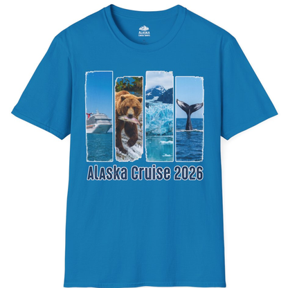Alaska Cruise 2026 Wildlife Nature Adventure Vacation Shirt – Sapphire – Alaska Cruise Shirts