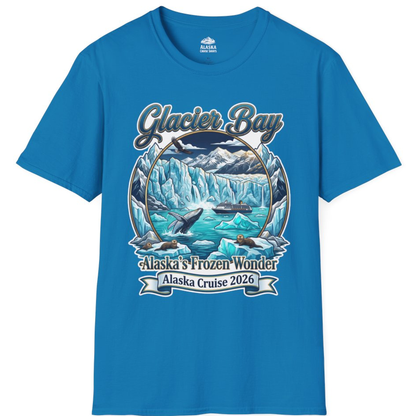 Glacier Bay Alaska Cruise 2026 Wildlife Adventure Souvenir Shirt – Sapphire – Alaska Cruise Shirts