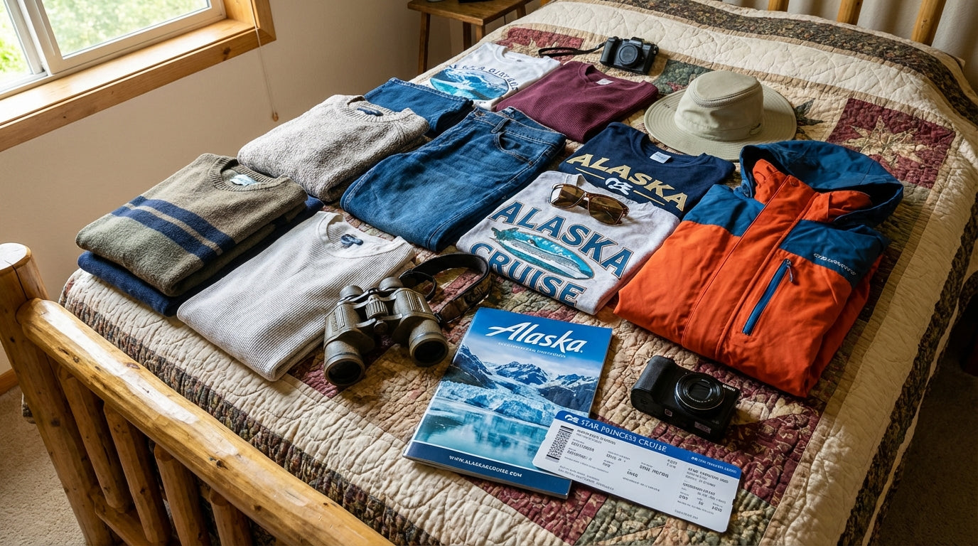 Packing for Alaska: The Ultimate STAR PRINCESS Cruise Packing List - Alaska cruise travel guide