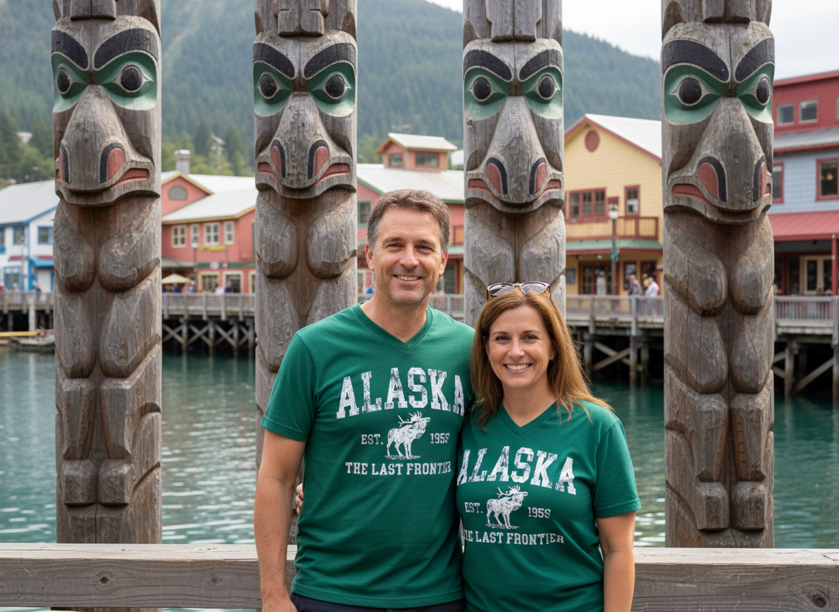 Classic Couples Shirts for Alaska Cruise 2026: Timeless Style