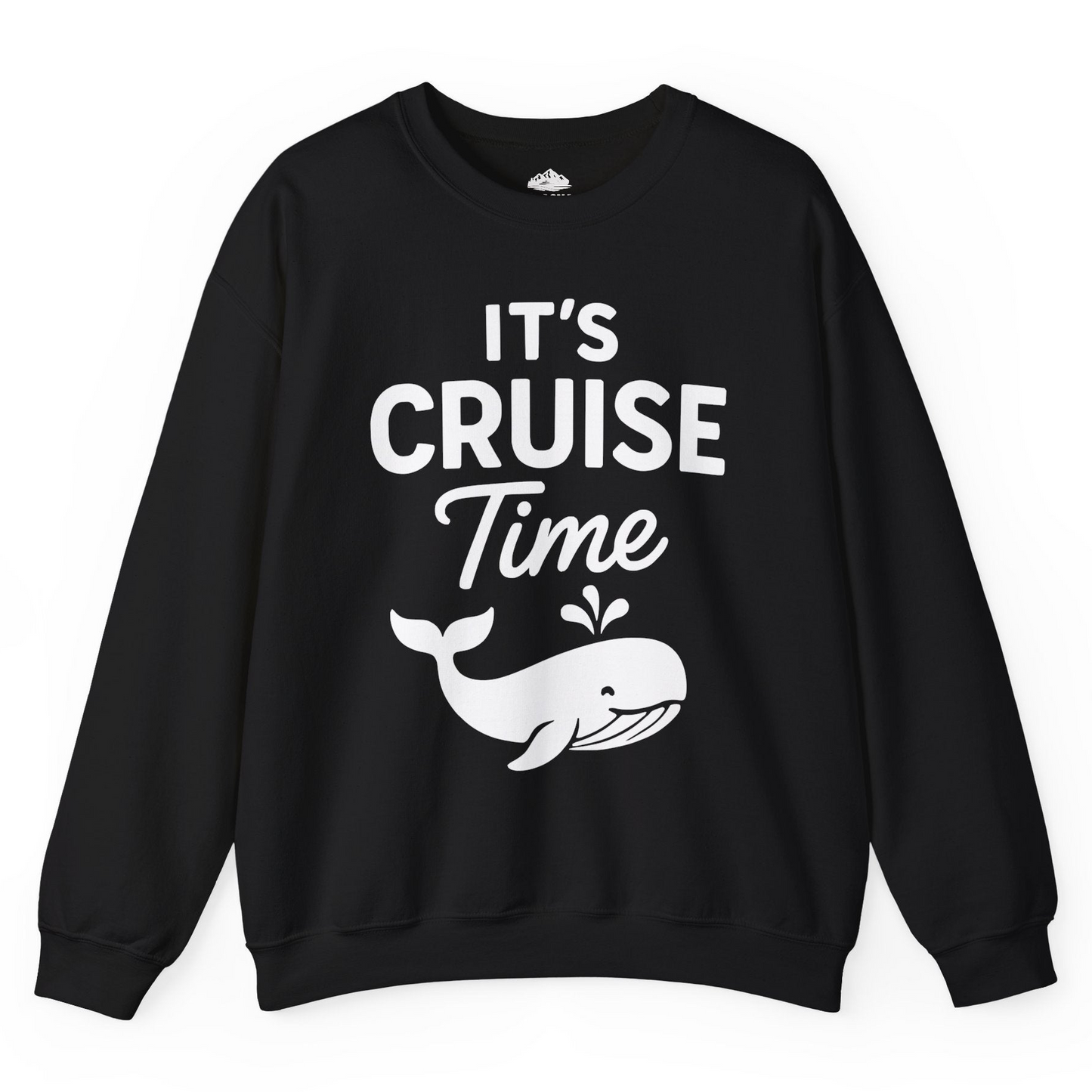 It's Cruise Time Whale Graphic Vacation Cruise Shirt — Sweatshirt Sweatshirt – Alaska Cruise Shirts