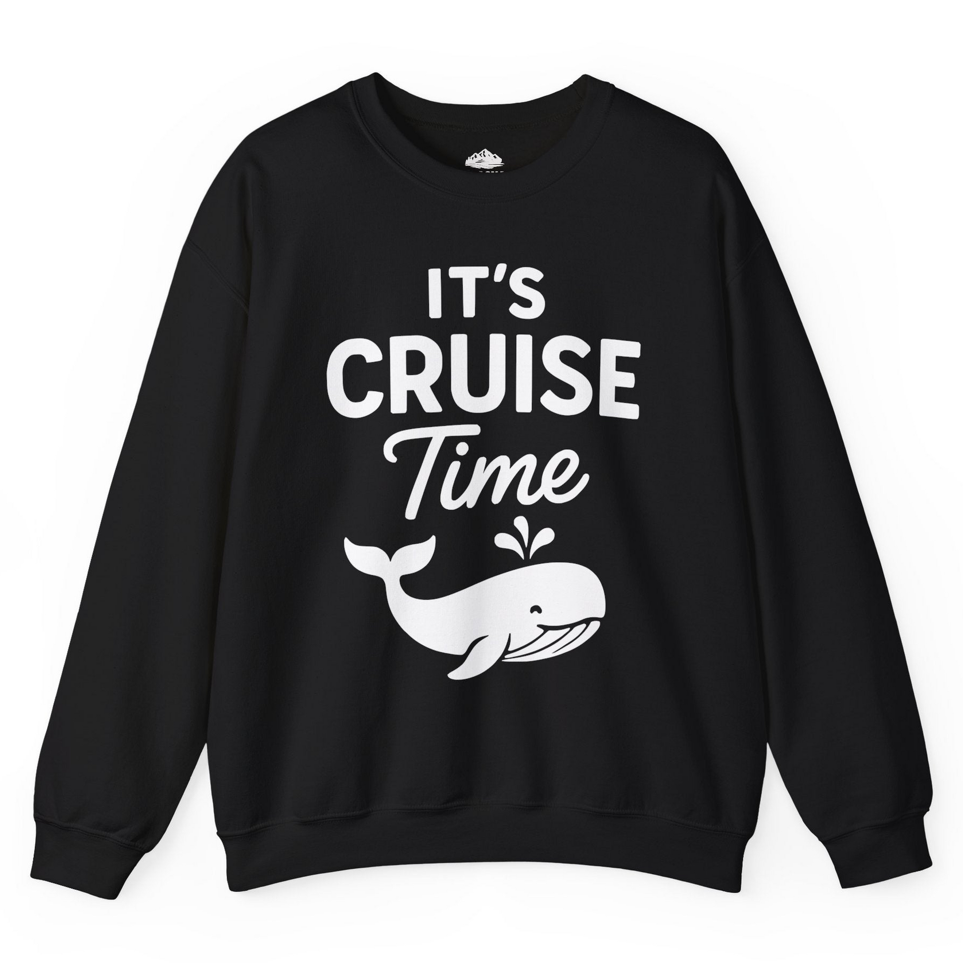 It's Cruise Time Whale Graphic Vacation Cruise Shirt — Sweatshirt Sweatshirt – Alaska Cruise Shirts