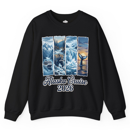 Alaska Cruise 2026 Scenic Wildlife Adventure Souvenir Shirt — Sweatshirt Sweatshirt – Alaska Cruise Shirts