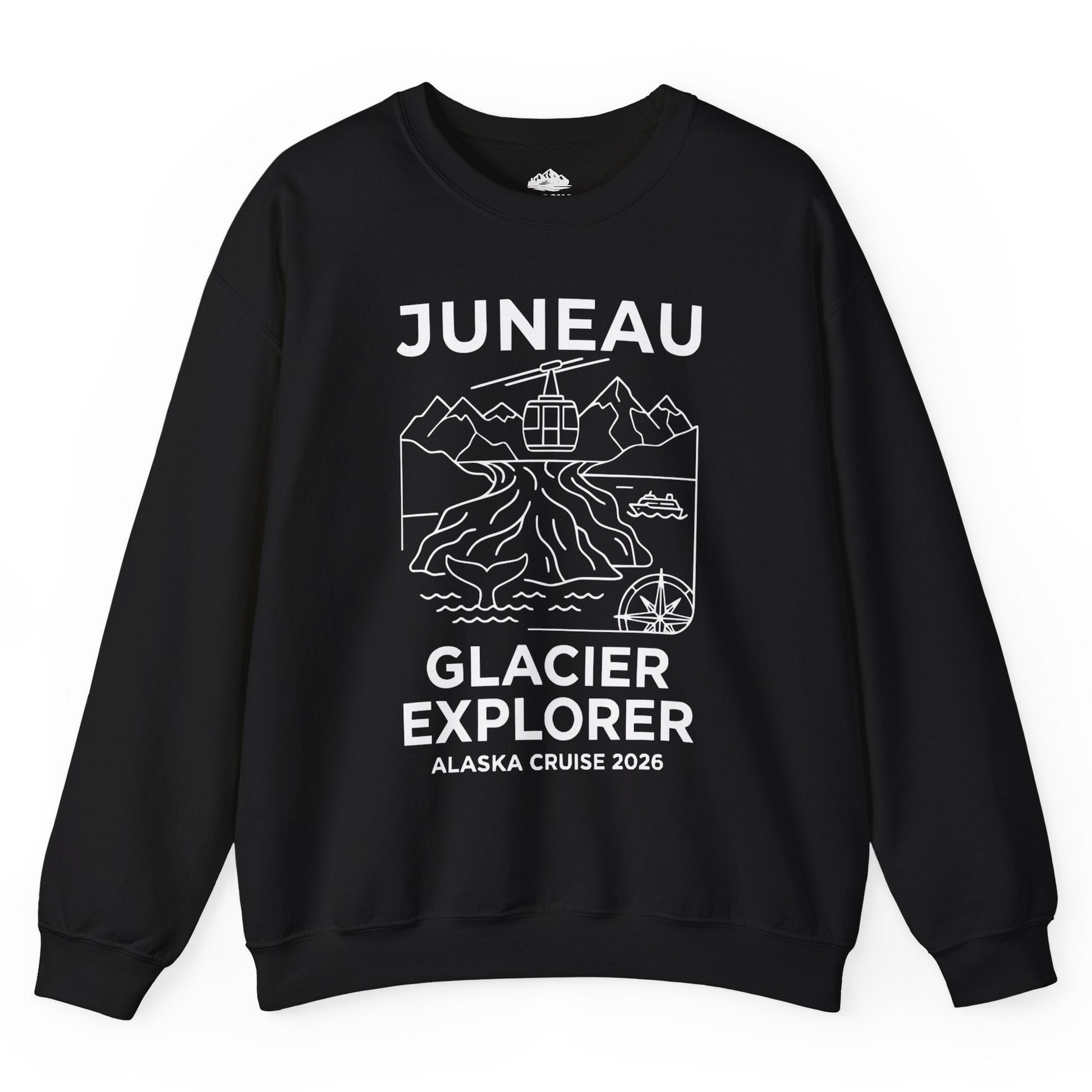 Juneau Glacier Explorer Alaska Cruise 2026 Adventure Shirt — Sweatshirt Sweatshirt – Alaska Cruise Shirts