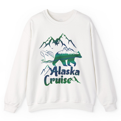 Alaska Cruise Bear Mountains Silhouette Shirt Sweatshirt – Alaska Cruise Shirts