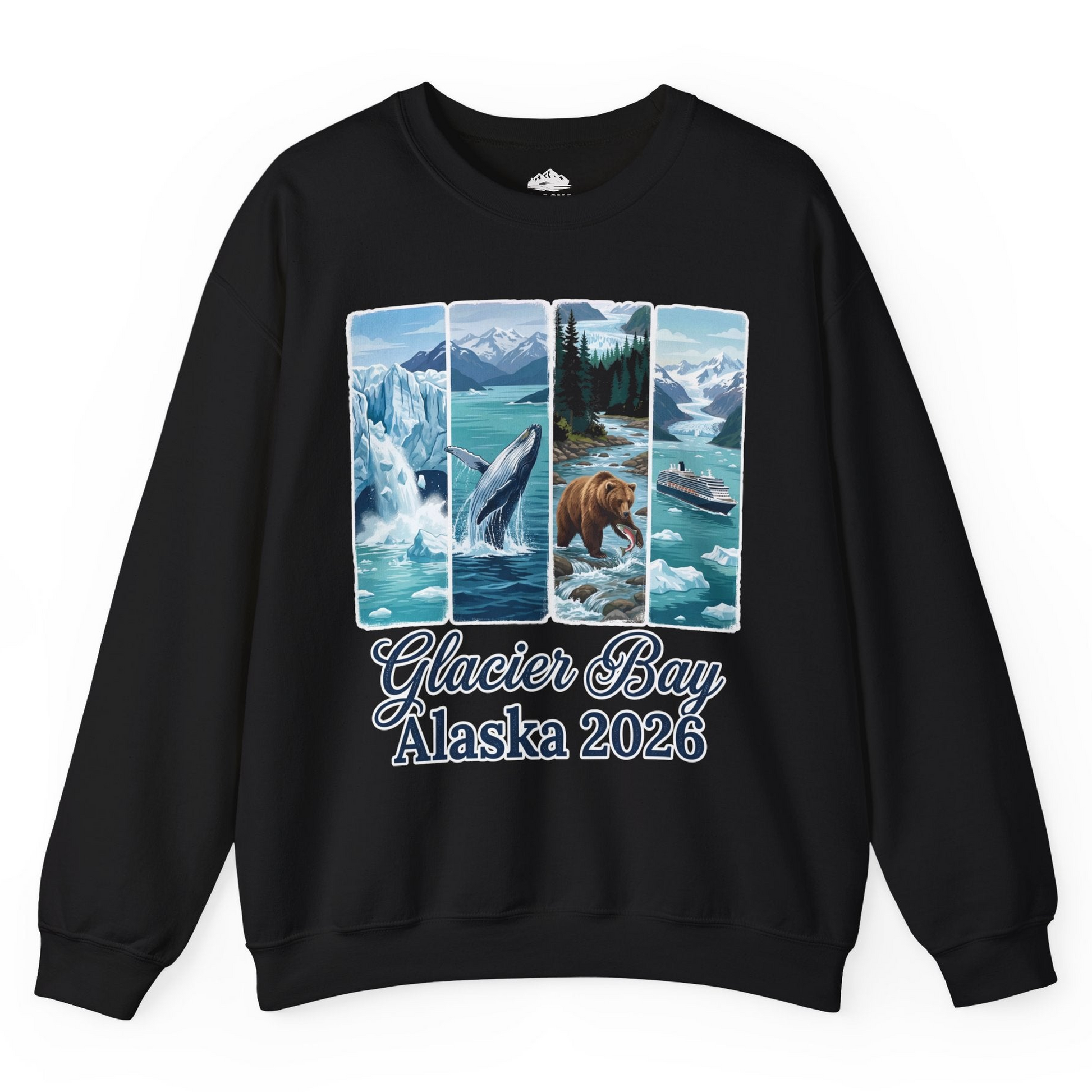 Glacier Bay Alaska 2026 Cruise Nature Wildlife Adventure Shirt — Sweatshirt Sweatshirt – Alaska Cruise Shirts