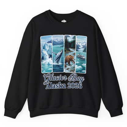 Glacier Bay Alaska 2026 Cruise Nature Wildlife Adventure Shirt — Sweatshirt Sweatshirt – Alaska Cruise Shirts