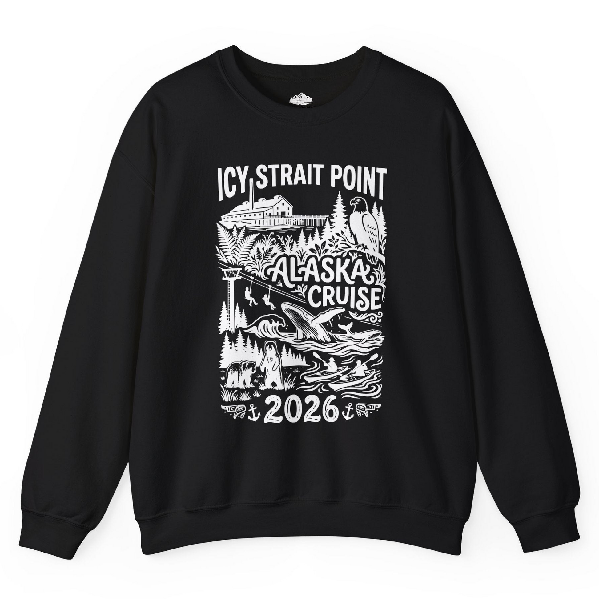 Icy Strait Point Alaska Cruise 2026 Wildlife Adventure Shirt — Sweatshirt Sweatshirt – Alaska Cruise Shirts
