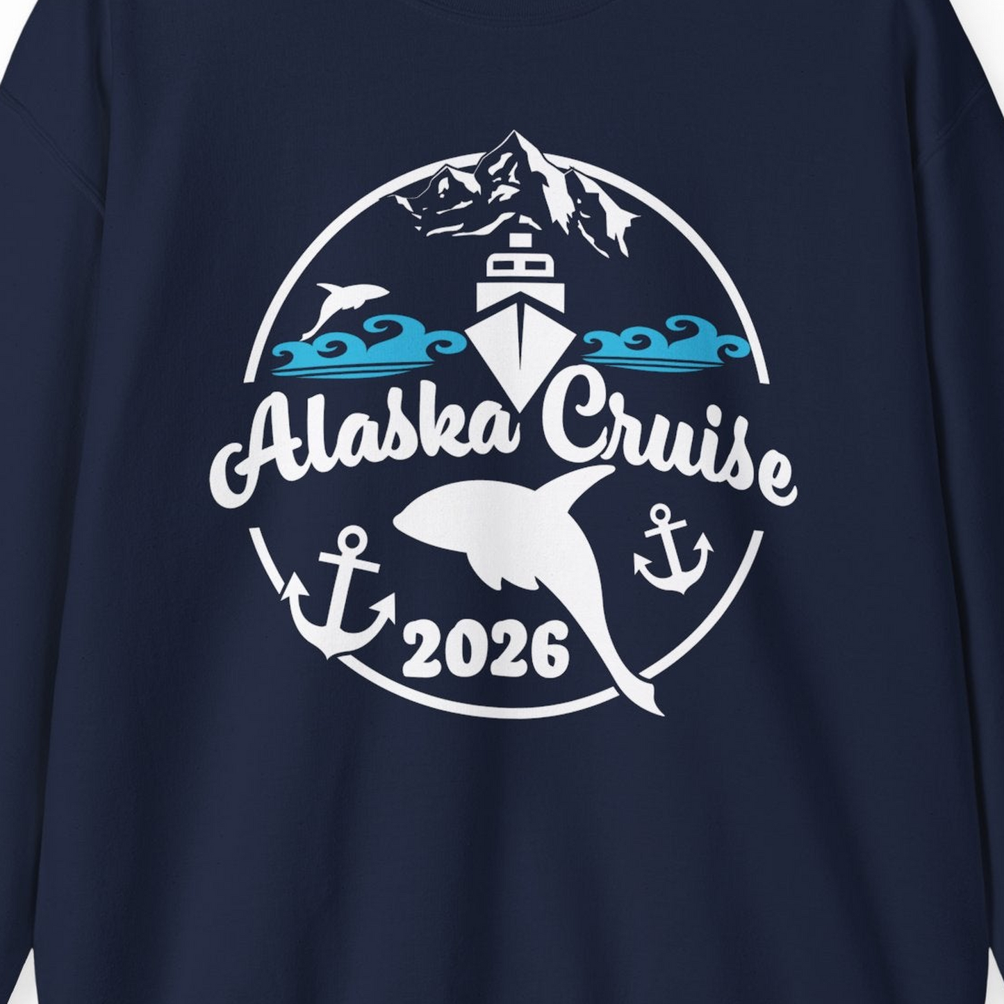 Alaska Cruise 2026 Shirt Sweatshirt – Alaska Cruise Shirts Close Up