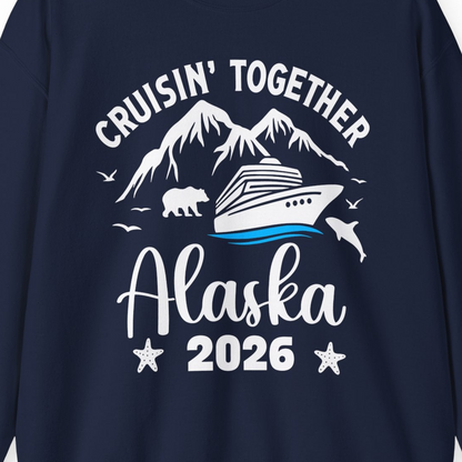 Alaska Cruise Adventure 2026 Shirt Sweatshirt – Alaska Cruise Shirts Close Up