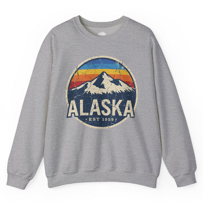 Alaska Vintage sweatshirt Sweatshirt – Sport Grey – Alaska Cruise Shirts