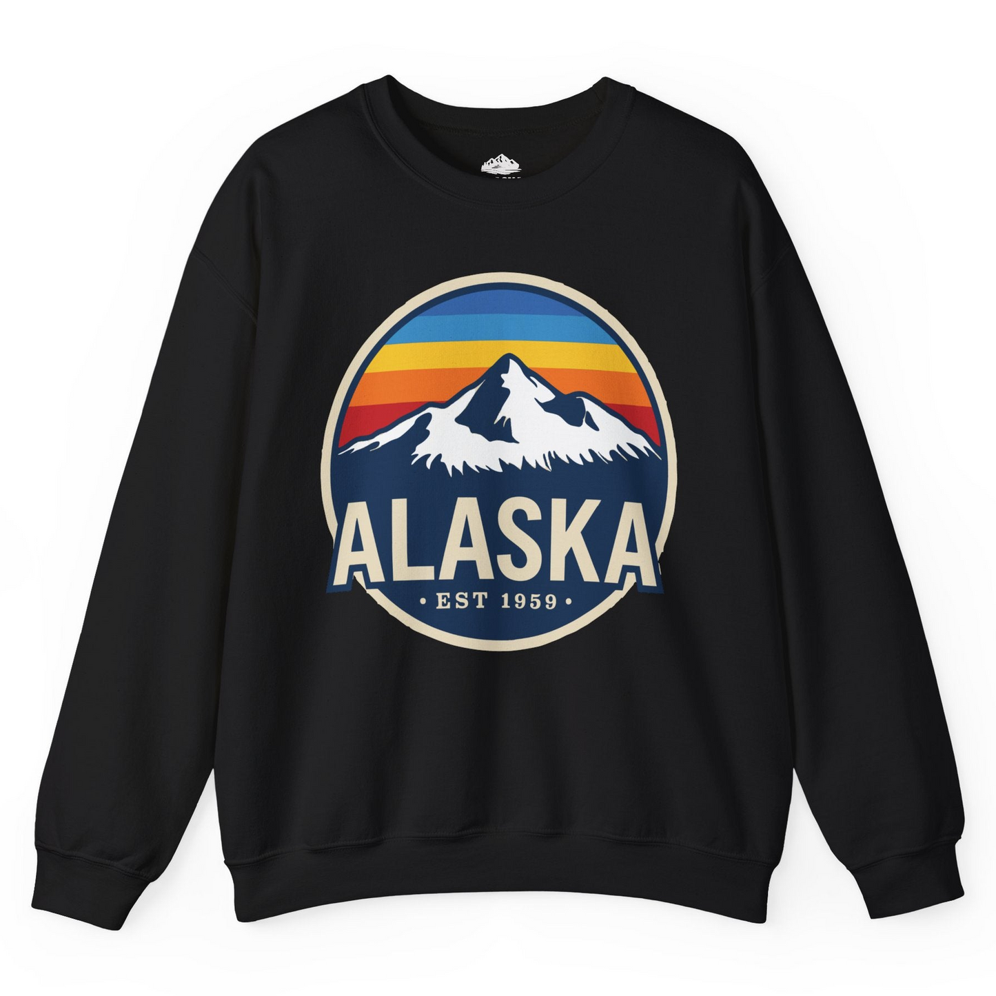 Alaska Vintage Shirt Sweatshirt – Black – Alaska Cruise Shirts