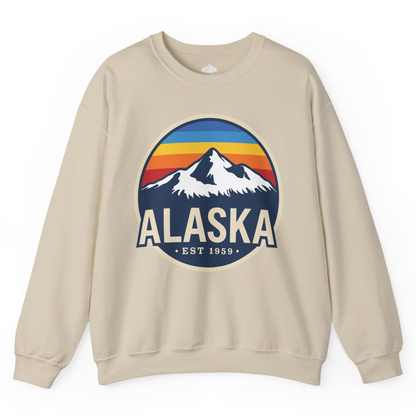 Alaska Vintage Shirt Sweatshirt – Sand – Alaska Cruise Shirts