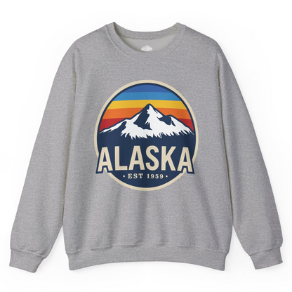 Alaska Vintage Shirt Sweatshirt – Sport Grey – Alaska Cruise Shirts