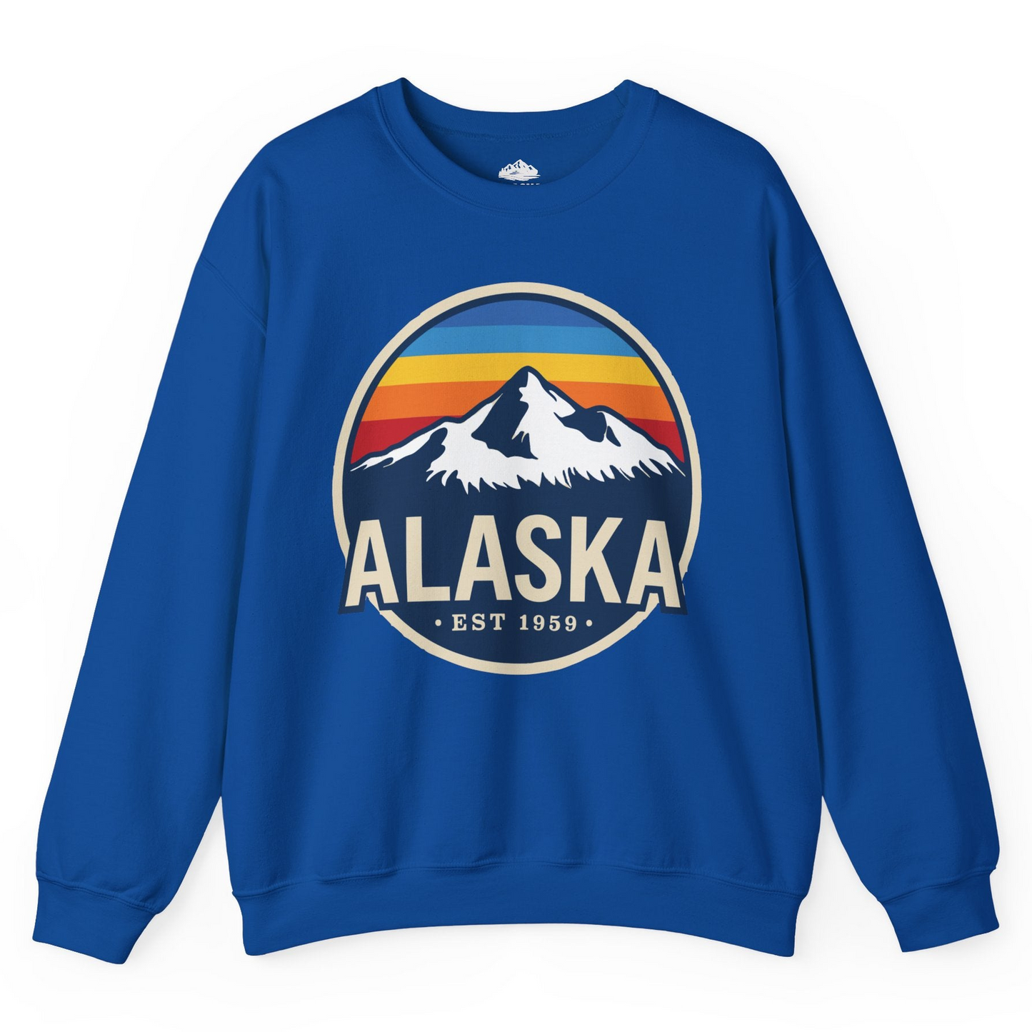 Alaska Vintage Shirt Sweatshirt – Royal – Alaska Cruise Shirts