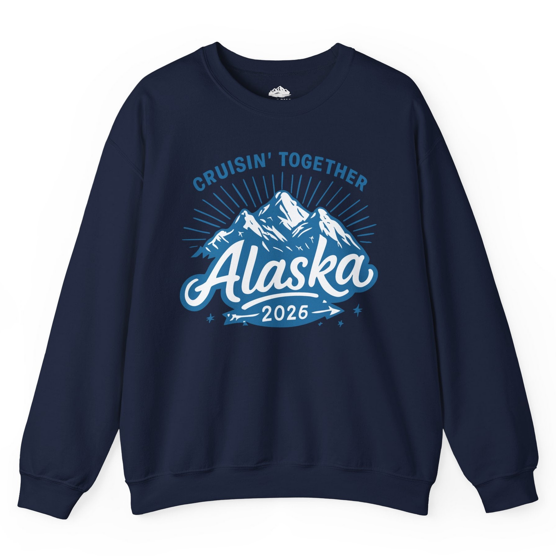 Alaska Cruise Mountains Adventure sweatshirt Sweatshirt – Navy – Alaska Cruise Shirts