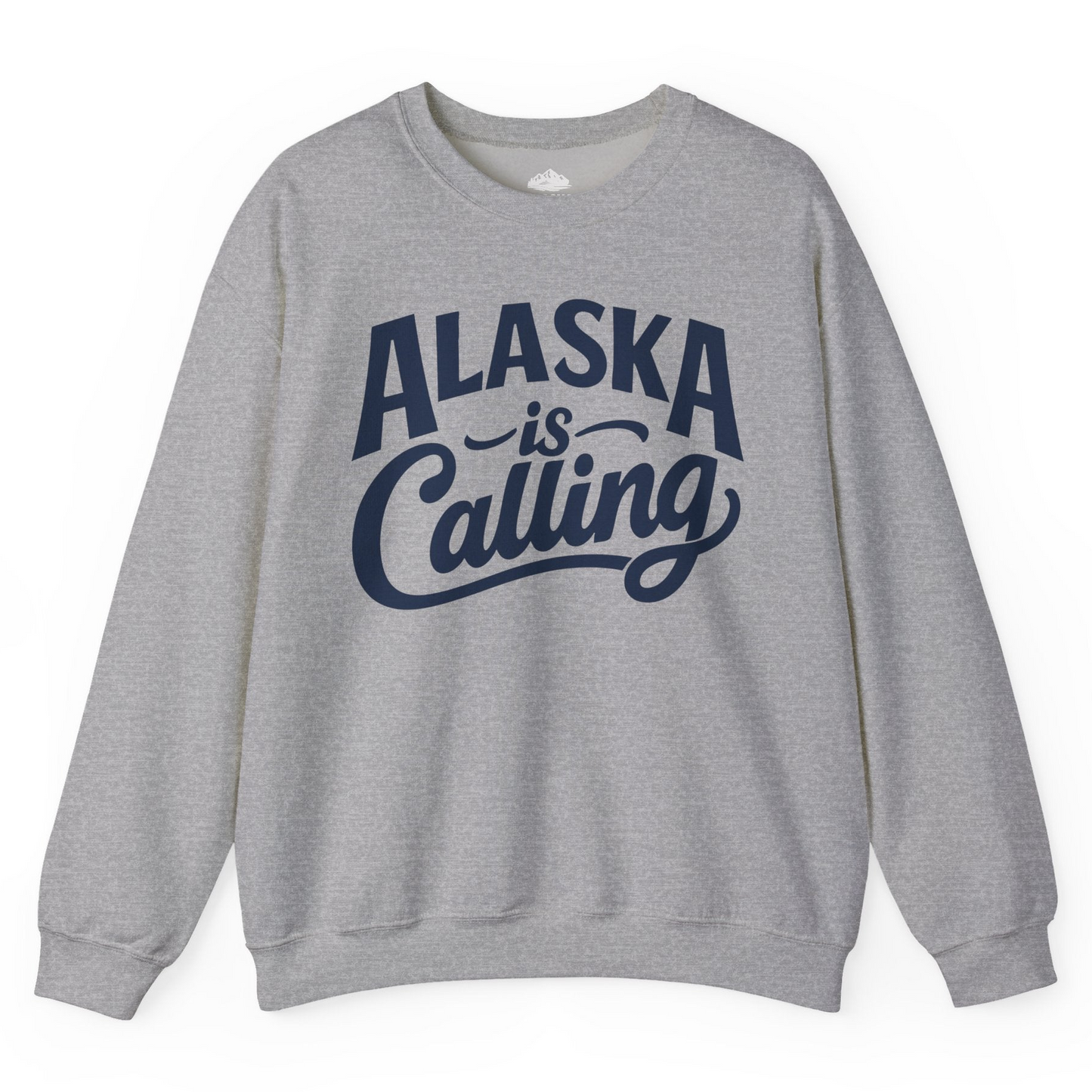 Alaska Is Calling sweatshirt Sweatshirt – Sport Grey – Alaska Cruise Shirts