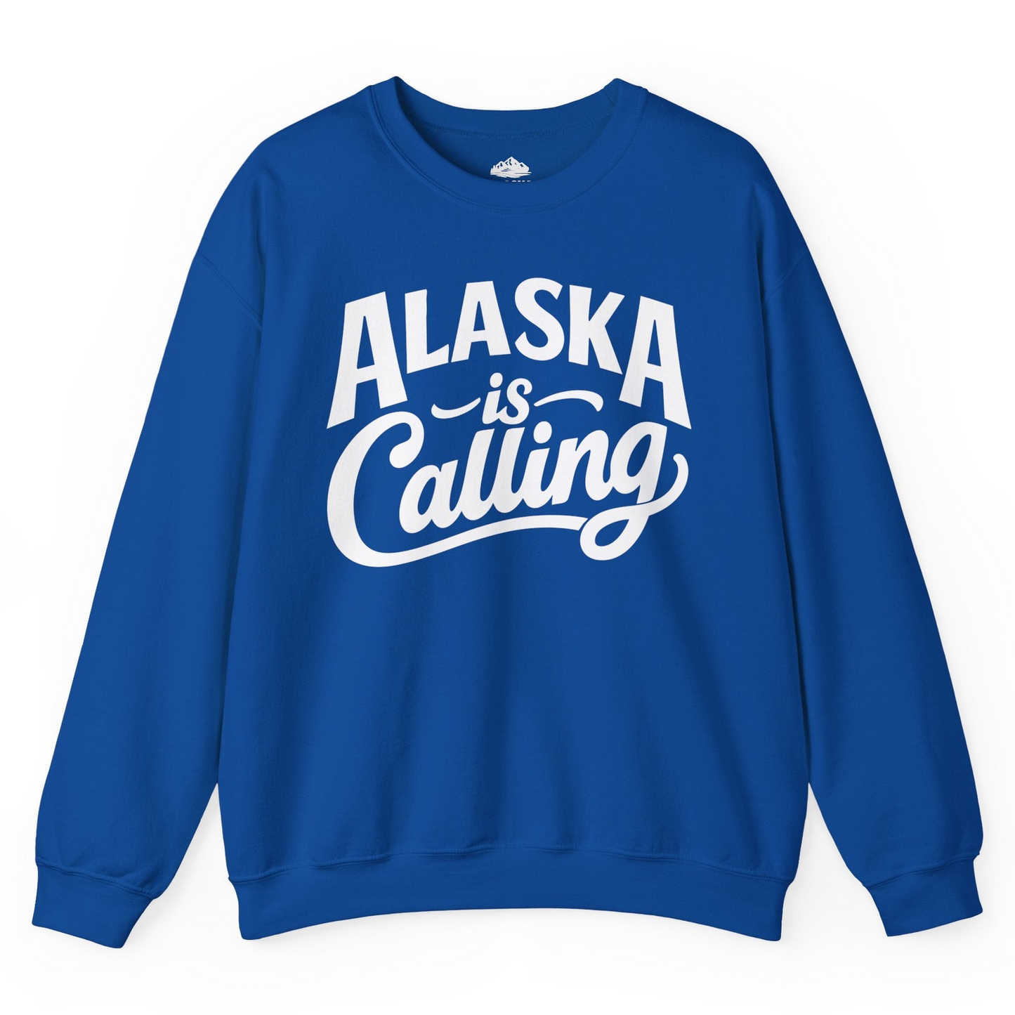 Alaska Is Calling sweatshirt Sweatshirt – Royal – Alaska Cruise Shirts