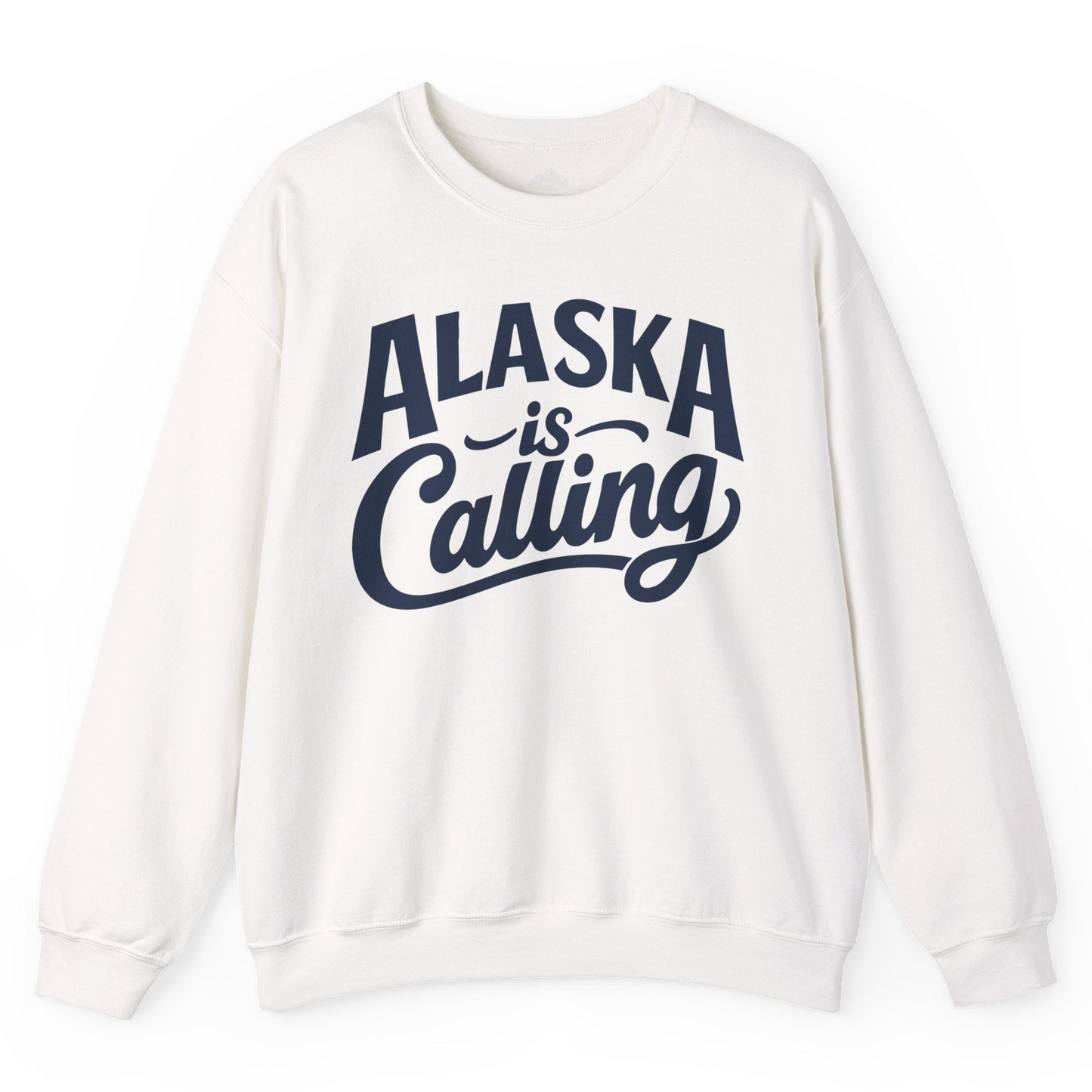 Alaska Is Calling sweatshirt Sweatshirt – White – Alaska Cruise Shirts