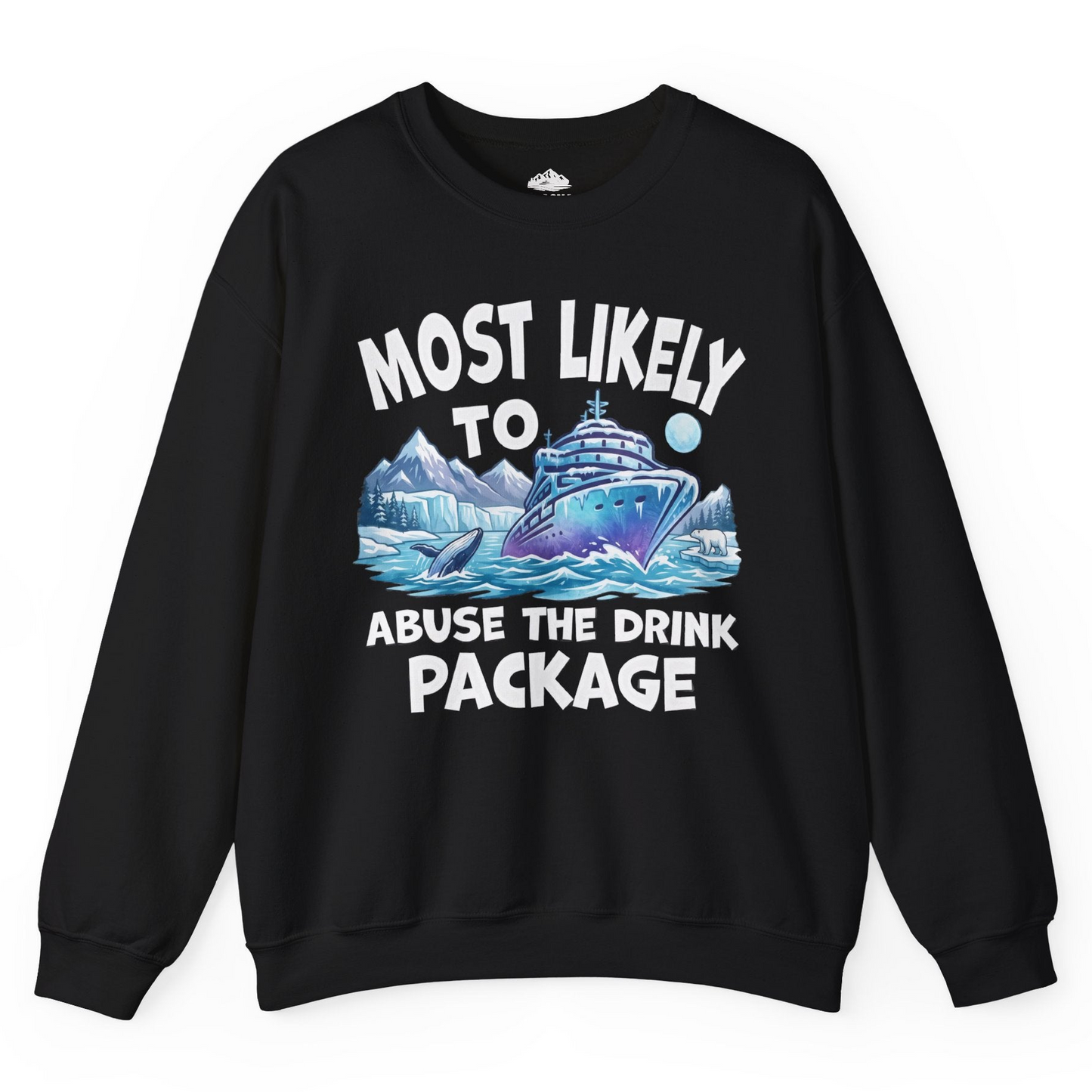 Funny Alaska Cruise sweatshirt Sweatshirt – Black – Alaska Cruise Shirts